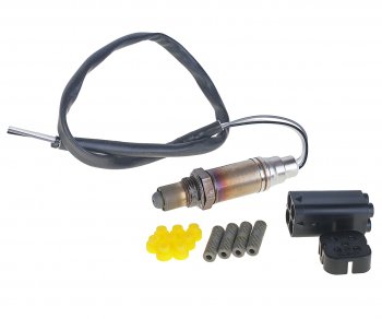 6 949 р. Датчик кислорода универсальный 4 контакта BOSCH BOSCH 0258986507  с доставкой в г. Пермь. Увеличить фотографию 1