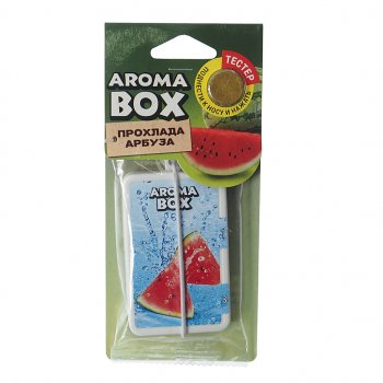 152 р. Ароматизатор подвесной картон высококапиллярный (арбуз) Aroma Box FOUETTE FOUETTE b-10  с доставкой в г. Пермь. Увеличить фотографию 1