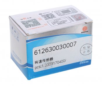1 059 р. Датчик положения коленвала SHACMAN SHAANXI X3000 (WP12) OE SHACMAN 612630030007  с доставкой в г. Пермь. Увеличить фотографию 4