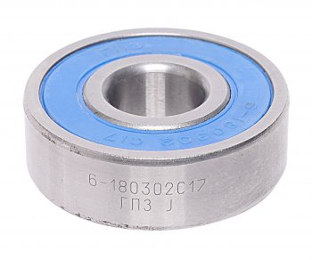 138 р. Подшипник генератора ВАЗ,М-2141 передний ГПЗ ГПЗ 180302 (6302.2rs)  с доставкой в г. Пермь. Увеличить фотографию 1
