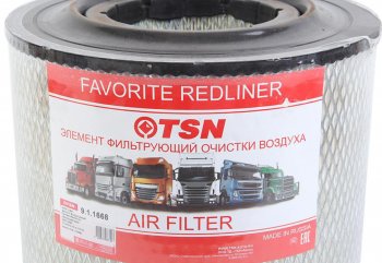 3 499 р. Элемент фильтрующий КАМАЗ воздушный ЕВРО-3 комплект TSN TSN 725-1109560  с доставкой в г. Пермь. Увеличить фотографию 3