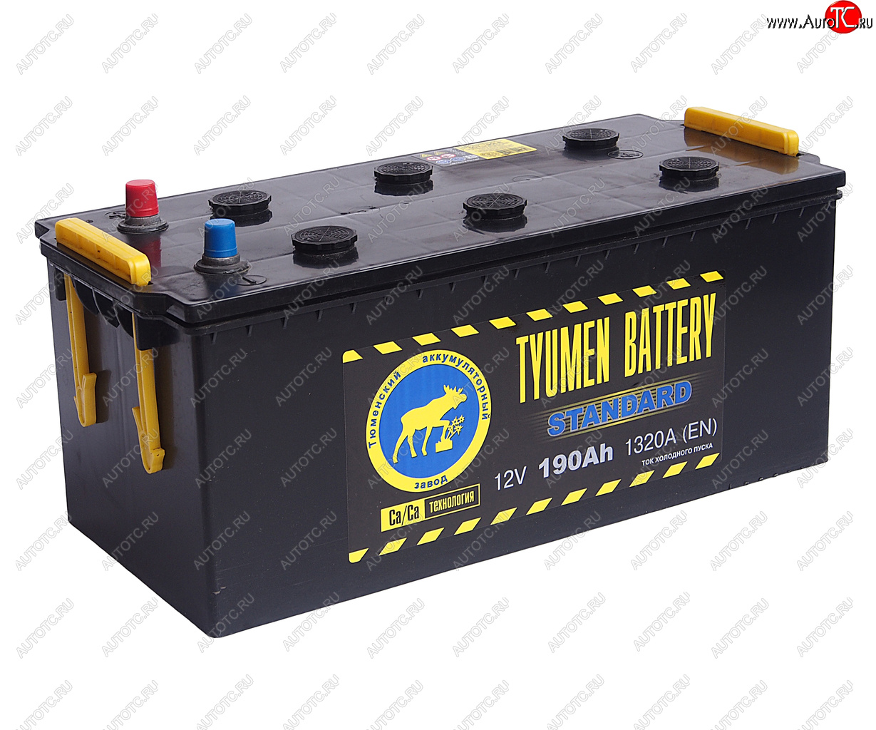 21 899 р. Аккумулятор TYUMEN BATTERY STANDART 190Ач обратная полярность TYMEN BATTERY 6ст190(3)  с доставкой в г. Пермь