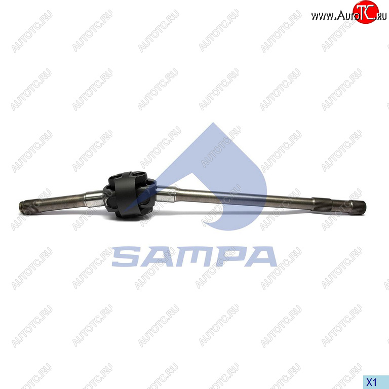 56 999 р. Вал карданный MAN TGA,TGL,TGM,TGS,TGX переднего привода L=1090мм SAMPA SAMPA 026.195  с доставкой в г. Пермь