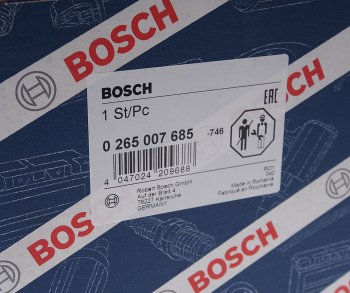 1 799 р. Датчик АБС FIAT Ducato (06-) колеса переднего правоголевого BOSCH BOSCH 0265007685  с доставкой в г. Пермь. Увеличить фотографию 4