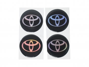 Эмблема диска колесного TOYOTA (6см) комплект 4шт. AUTOSTICKERS 02145