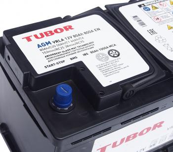 24 799 р. Аккумулятор TUBOR AGM 80Ач обратная полярность TUBOR 6ст80(0)  с доставкой в г. Пермь. Увеличить фотографию 3
