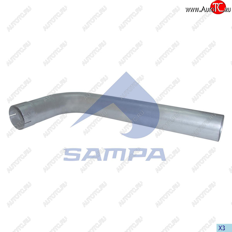 3 579 р. Труба приемная глушителя MAN TGA SAMPA SAMPA 021.162  с доставкой в г. Пермь