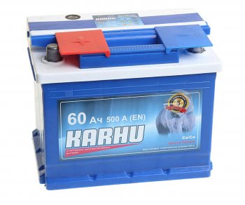 6 399 р. Аккумулятор KARHU 60Ач KARHU 6ст60(1)  с доставкой в г. Пермь. Увеличить фотографию 1