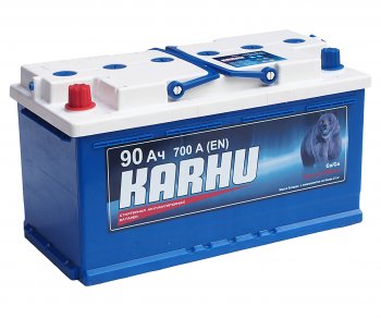 9 999 р. Аккумулятор KARHU 90Ач KARHU 6ст90(1)  с доставкой в г. Пермь. Увеличить фотографию 1