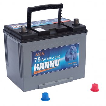 9 599 р. Аккумулятор KARHU Asia 75Ач обратная полярность KARHU 6ст75(0) 85d26l  с доставкой в г. Пермь. Увеличить фотографию 2