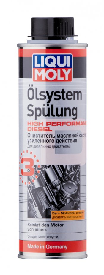 1 159 р. Очиститель двигателя усиленный 300мл Oilsystem Spulung High Diesel LIQUI MOLY LIQUI MOLY 7593  с доставкой в г. Пермь. Увеличить фотографию 1