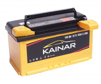 12 949 р. Аккумулятор KAINAR 110Ач обратная полярность KAINAR 6ст110(0)  с доставкой в г. Пермь. Увеличить фотографию 1