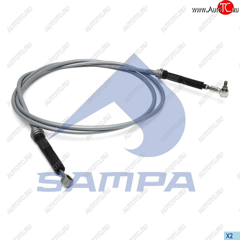 4 999 р. Трос MAN TGA,TGS переключения КПП L=3267мм SAMPA SAMPA 021.433  с доставкой в г. Пермь