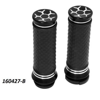 Грипсы на руль 25мм Harley-Davidson 3 КитайскиеЗапчасти пм-00025600
