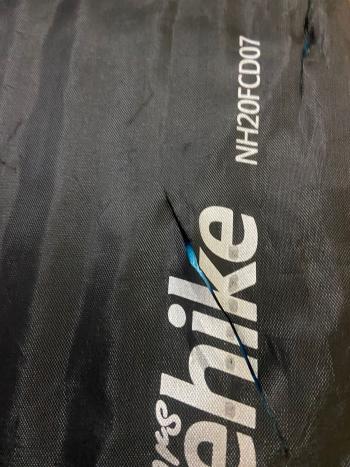 1 329 р. Коврик туристический Naturehike 187х56х2,5 см. IXPE, голубой (уценка)  nh20fcd07-bl_u  с доставкой в г. Пермь. Увеличить фотографию 4