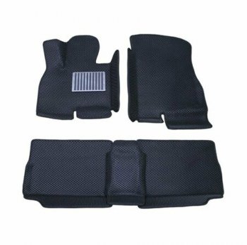 3 299 р. Комплект ковриков салона Seintex сетка(к-т)  Volkswagen Jetta  A5 (2005-2011) седан (Черный)  с доставкой в г. Пермь. Увеличить фотографию 2