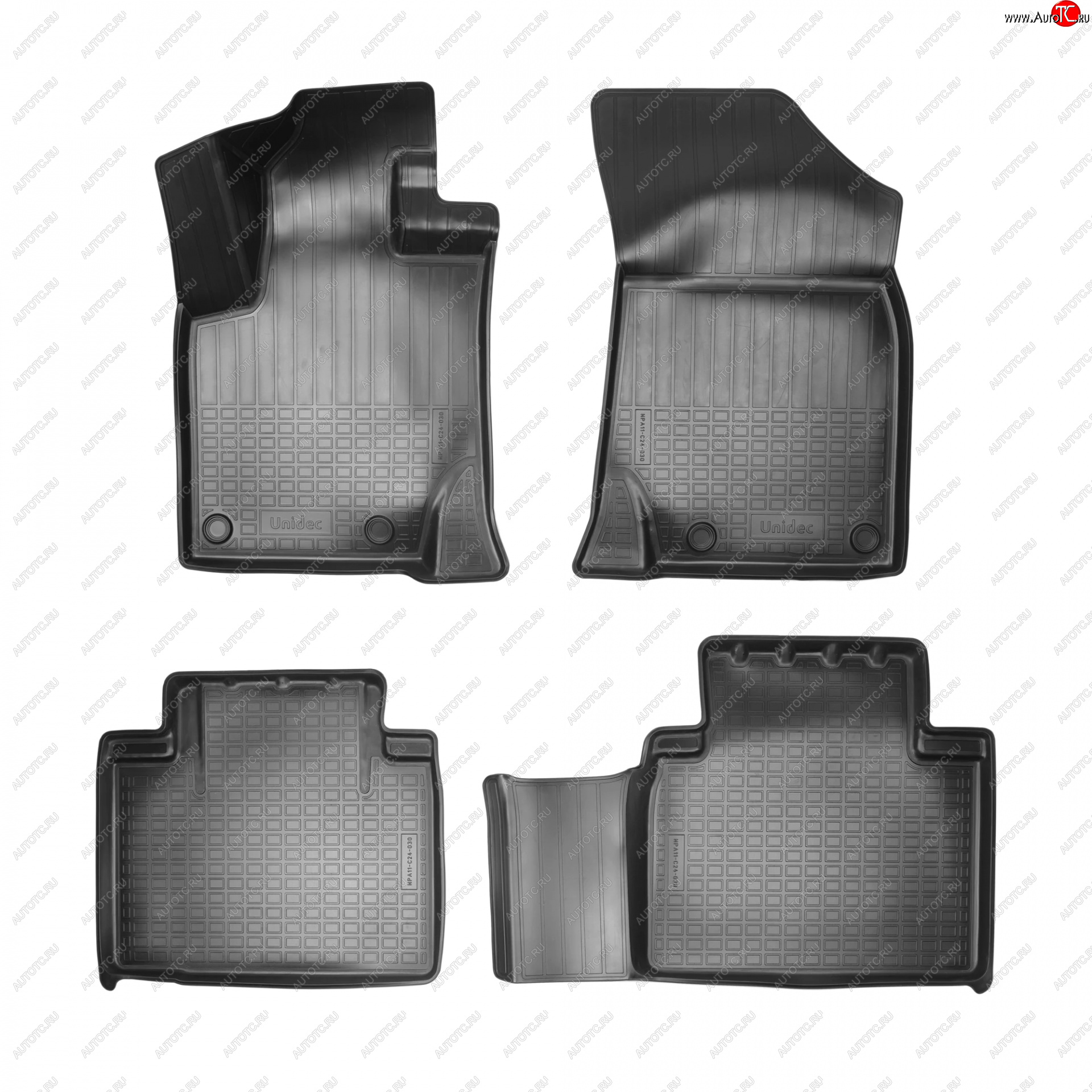 3 299 р. Комплект ковриков салона Seintex сетка(к-т)  Geely Atlas  NL3 (2016-2022) (Черный)  с доставкой в г. Пермь