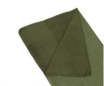 729 р. Вкладыш в спальный мешок СЛЕДОПЫТ FLEECE, 190х90 см, флис, цв. хаки  pf-sb-55  с доставкой в г. Пермь. Увеличить фотографию 2