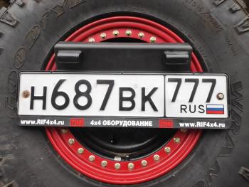 52 999 р. Бампер РИФ силовой задний УАЗ Хантер с квадратом под фаркоп, калиткой и подсветкой номера, лифт 65 мм  rif469-22120-stop  с доставкой в г. Пермь. Увеличить фотографию 8