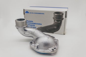 6 749 р. ТЕПЛООБМЕННИК Крышка передняя алюминиевая на 7601 и 7511 для двигателя ЯМЗ 7511-1013694 АЛ 75.11-1013694 АЛ МАЗ 5516 (1994-2020)  с доставкой в г. Пермь. Увеличить фотографию 4