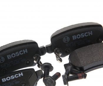 1 879 р. Колодки тормозные задние (4шт.) BOSCH Opel Astra H универсал (2004-2007)  с доставкой в г. Пермь. Увеличить фотографию 2