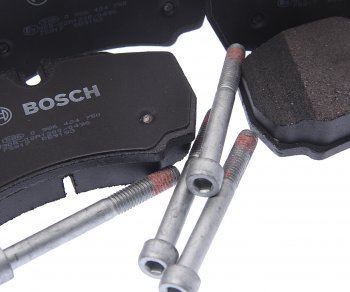 2 169 р. Колодки тормозные задние (4шт.) BOSCH Ford Transit цельнометаллический фургон (2006-2014)  с доставкой в г. Пермь. Увеличить фотографию 2