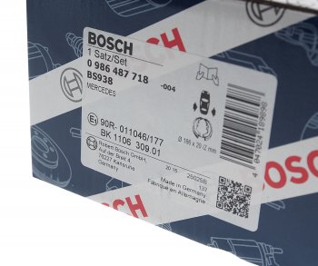 3 589 р. Колодки тормозные задние барабанные 4шт. BOSCH Mercedes-Benz Viano W639 рестайлинг (2010-2014)  с доставкой в г. Пермь. Увеличить фотографию 4