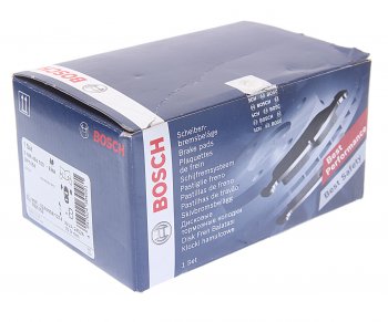 2 999 р. Колодки тормозные передние (4шт.) BOSCH Mitsubishi Pajero 4 V80 дорестайлинг (2006-2011)  с доставкой в г. Пермь. Увеличить фотографию 3