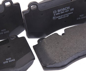 3 879 р. Колодки тормозные передние (4шт.) BOSCH Mercedes-Benz CL class C216 (2007-2010)  с доставкой в г. Пермь. Увеличить фотографию 2