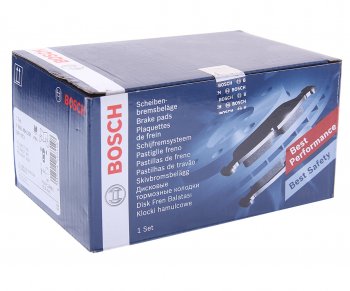 3 799 р. Колодки тормозные передние (4шт.) BOSCH Peugeot 308 T7 универсал дорестайлинг (2007-2011)  с доставкой в г. Пермь. Увеличить фотографию 3