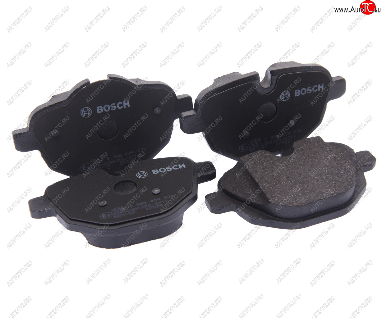 3 699 р. Колодки тормозные задние (4шт.) BOSCH BMW 5 серия F11 дорестайлинг, универсал (2009-2013)  с доставкой в г. Пермь