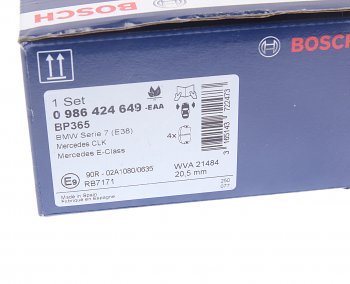 5 999 р. Колодки тормозные передние (4шт.) BOSCH Land Rover Discovery 4 L319 (2009-2016)  с доставкой в г. Пермь. Увеличить фотографию 4