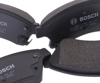 2 399 р. Колодки тормозные передние (4шт.) BOSCH Chevrolet Aveo T300 седан (2011-2015)  с доставкой в г. Пермь. Увеличить фотографию 2