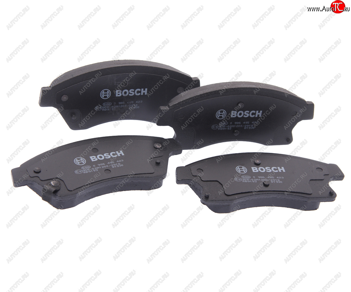 2 399 р. Колодки тормозные передние (4шт.) BOSCH Chevrolet Aveo T300 седан (2011-2015)  с доставкой в г. Пермь