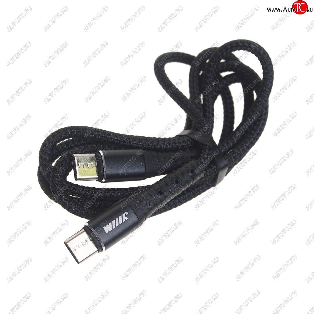 479 р. Кабель USB Type C-USB Type C 1м WIIIX WIIIX cb-712tc-tc(1.0)-chp-b  с доставкой в г. Пермь