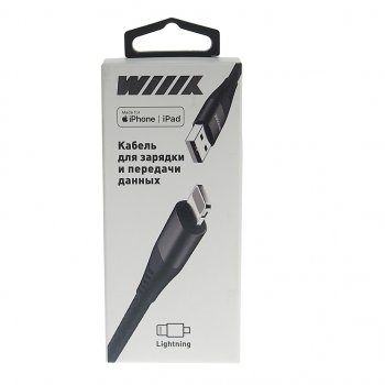 319 р. Кабель iPhone (5-) 1м WIIIX WIIIX cb720-u8-2a-10b  с доставкой в г. Пермь. Увеличить фотографию 2
