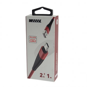 349 р. Кабель micro-USB 1м WIIIX WIIIX cb725-umu-10r  с доставкой в г. Пермь. Увеличить фотографию 2