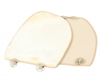 1 479 р. Накидка на сиденье мех искусственный без спинки бежевая 2шт. Antislip Seat PREMIER PREMIER hr16  с доставкой в г. Пермь. Увеличить фотографию 1