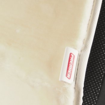 2 899 р. Накидка на сиденье мех искусственный белая 2шт. Antislip PREMIER PREMIER hr200 PREMIER hr200  с доставкой в г. Пермь. Увеличить фотографию 2