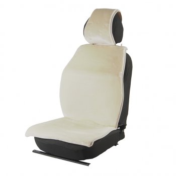 2 899 р. Накидка на сиденье мех искусственный белая 2шт. Antislip PREMIER PREMIER hr200 PREMIER hr200  с доставкой в г. Пермь. Увеличить фотографию 1