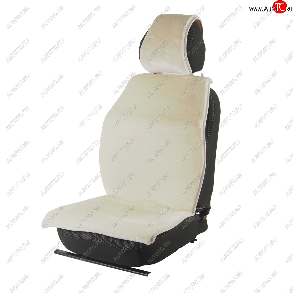 2 899 р. Накидка на сиденье мех искусственный белая 2шт. Antislip PREMIER PREMIER hr200 PREMIER hr200  с доставкой в г. Пермь
