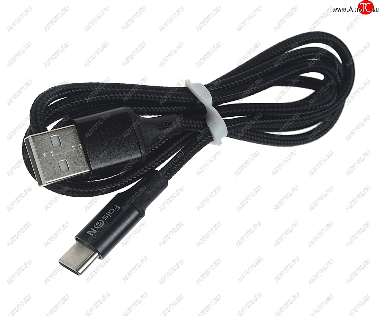 299 р. Кабель USB Type C 1м FAISON FAISON hx14 alum black  с доставкой в г. Пермь