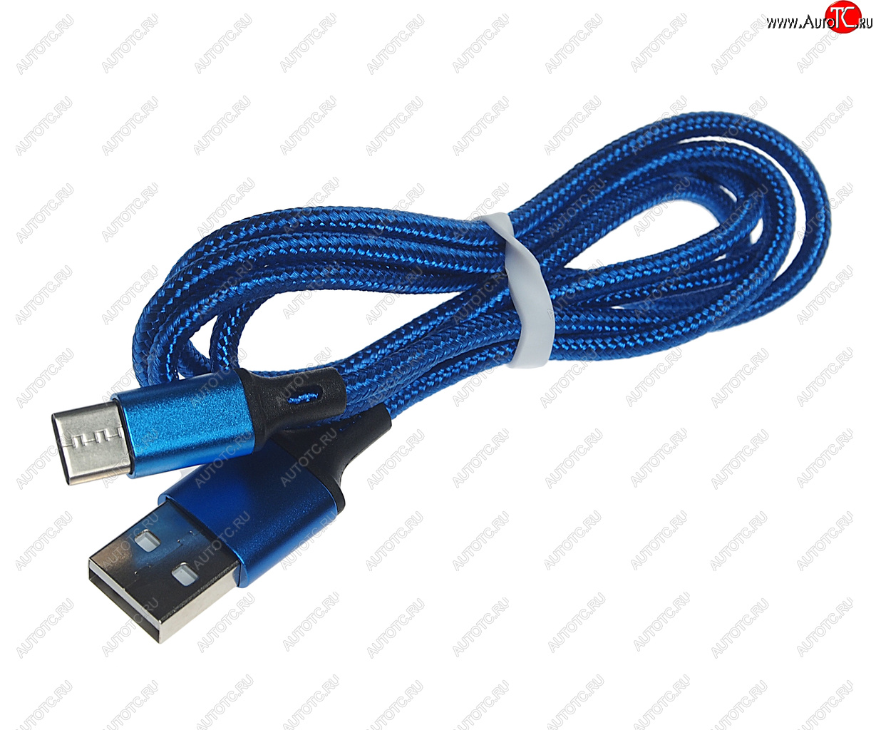 299 р. Кабель USB Type C 1м FAISON FAISON hx14 alum blue  с доставкой в г. Пермь