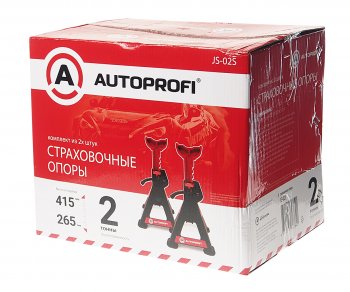 3 799 р. Стойка ремонтная 2т h=265-415мм 2шт. AUTOPROFI AUTOPROFI js-02s  с доставкой в г. Пермь. Увеличить фотографию 3