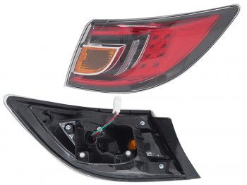 Фонарь задний правый (внешний, LED) SAT Mazda 6 GH дорестайлинг седан (2007-2010) (красный)