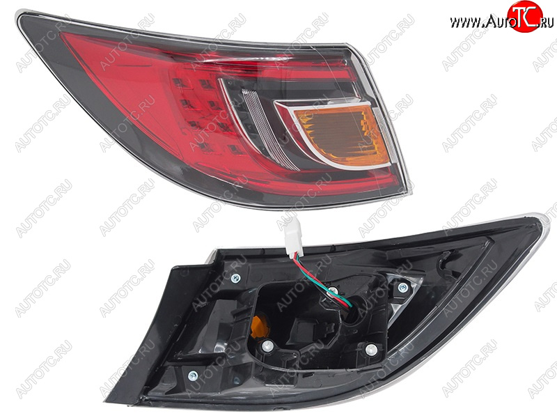 4 999 р. Фонарь задний левый (внешний, LED) SAT Mazda 6 GH дорестайлинг универсал (2007-2010) (красный)  с доставкой в г. Пермь