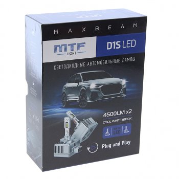 8 349 р. Лампа светодиодная 12V D1S 35W PK32d-2 (2шт.) MTF MTF mbd1s6  с доставкой в г. Пермь. Увеличить фотографию 3