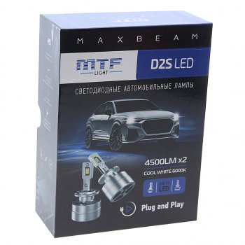 7 999 р. Лампа светодиодная 12V D2S 35W P32d-2 (2шт.) MTF MTF mbd2s6  с доставкой в г. Пермь. Увеличить фотографию 3