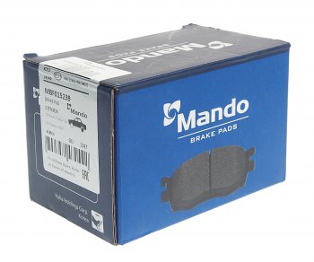 1 099 р. Колодки тормозные CITROEN C4 Picasso (06-) задние (4шт.) MANDO MANDO mbf015239 MANDO mbf015239  с доставкой в г. Пермь. Увеличить фотографию 2