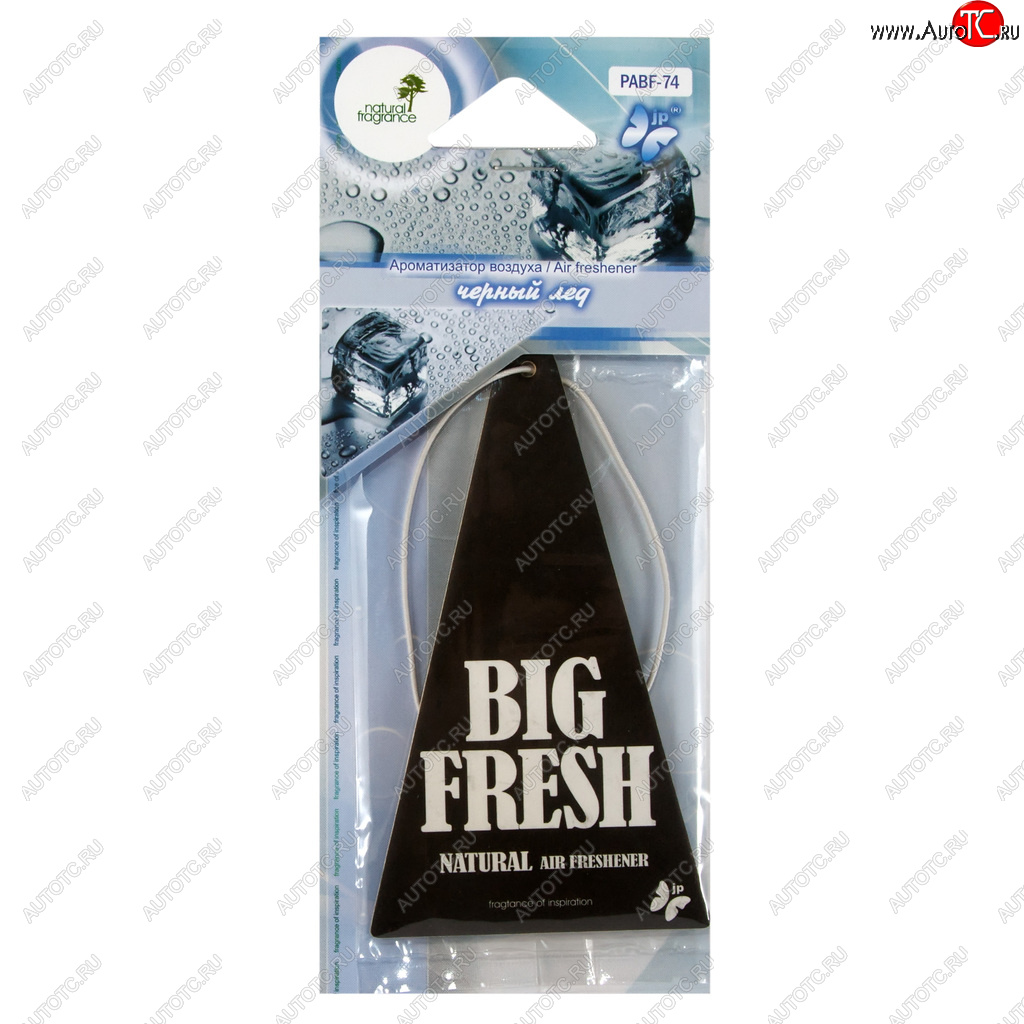 80 р. Ароматизатор подвесной пластина (лед черный) Big Fresh FKVJP FKVJP pabf-74 FKVJP pabf-74  с доставкой в г. Пермь